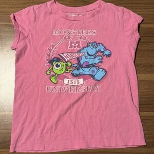 Monsters University Disney Pixar Pink Shirt Girl’s L (10/12)